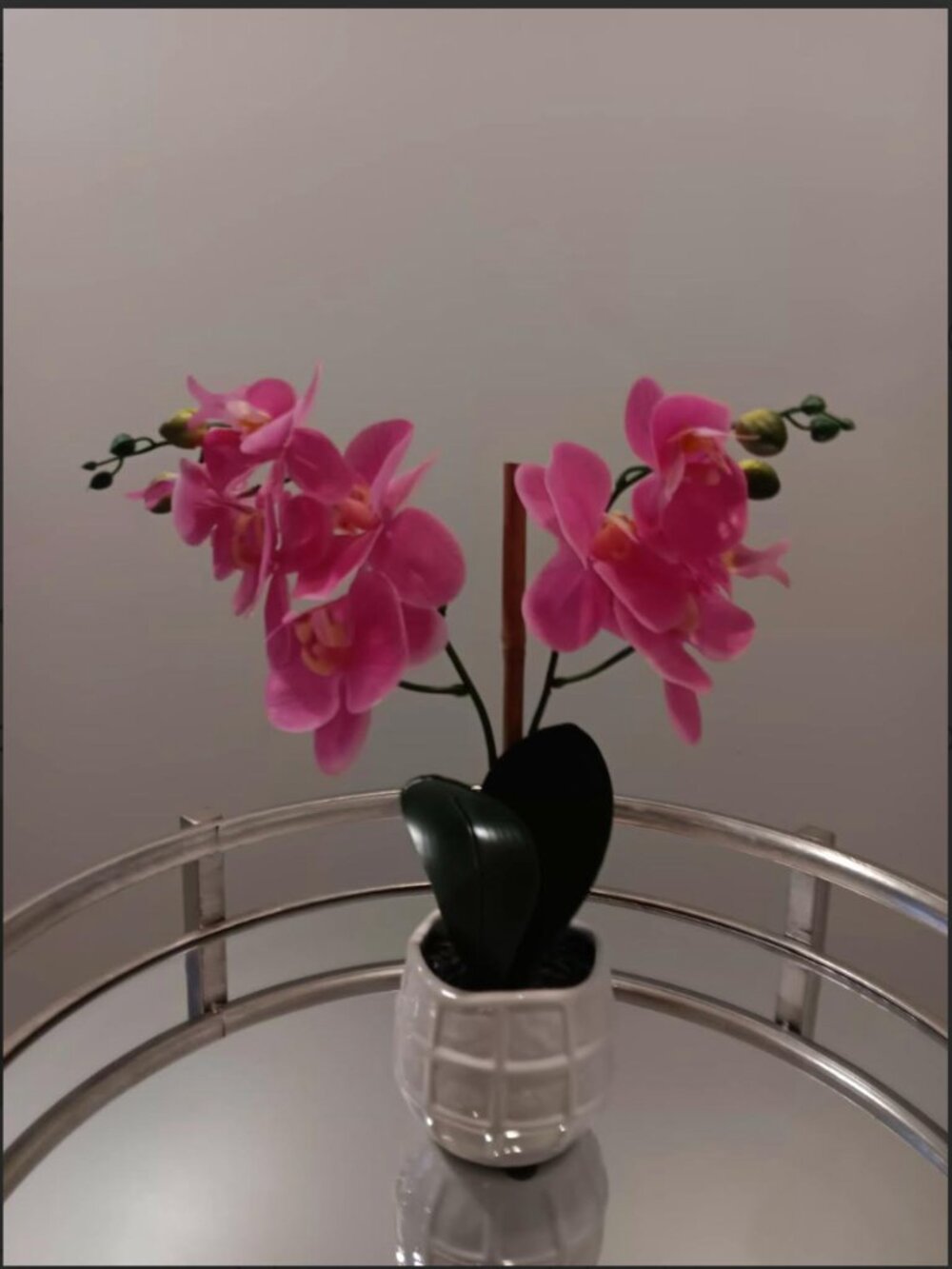 Pink Faux Orchid